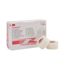 TRANSPORE TELA ADHESIVA PLASTICA  2.5X9.1 X 1