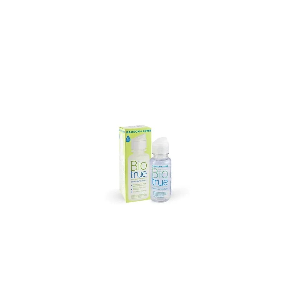 BIO TRUE SOLUCION LIMPIEZA LENTES CONTACTO X60ML BIO TRUE SOLUCION LIMPIEZA LENTES CONTACTO X60ML
