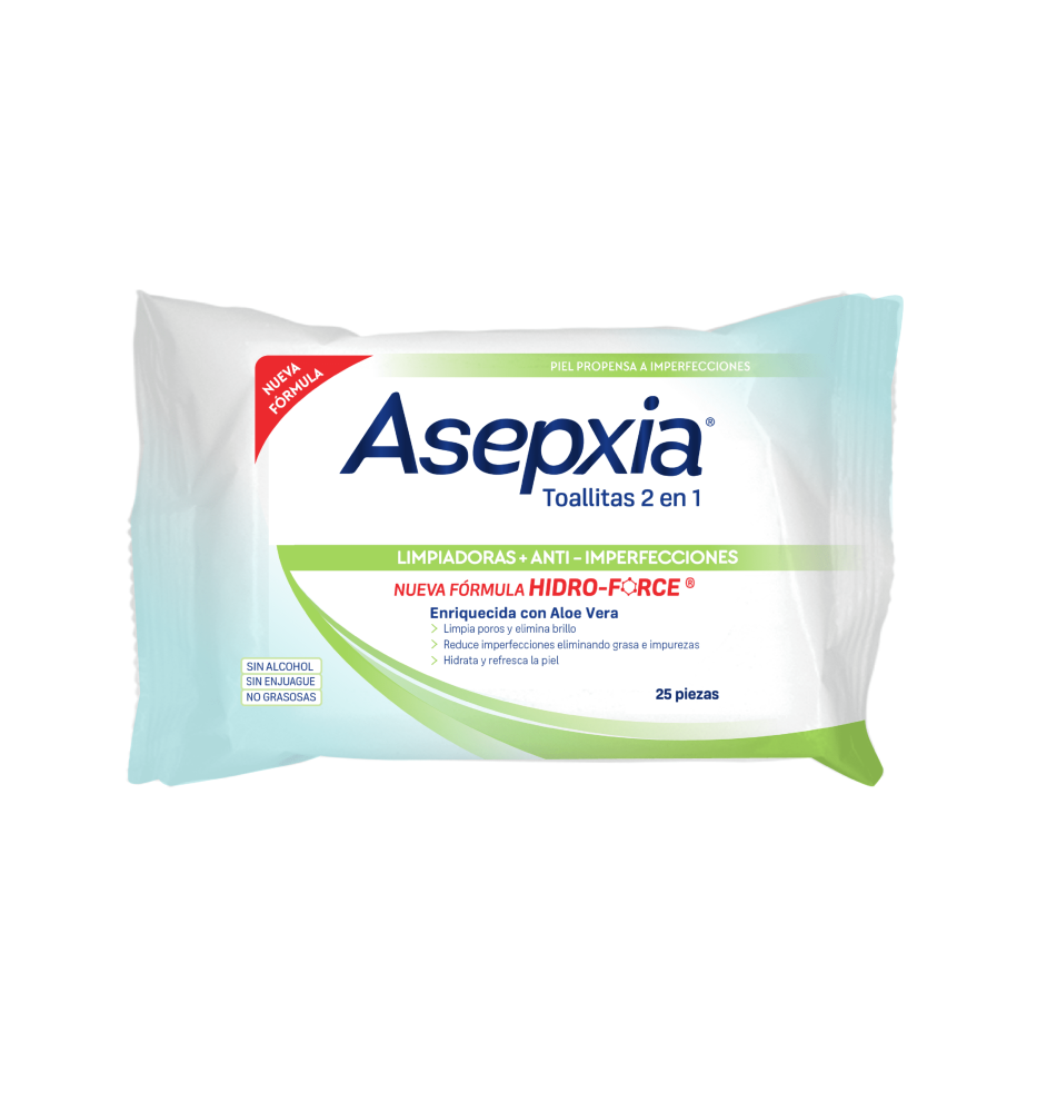 ASEPXIA TOALL.LIMP.FAC.X 25