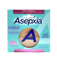 ASEPXIA MAQUILLAJE POLVO BEIGE CLARO