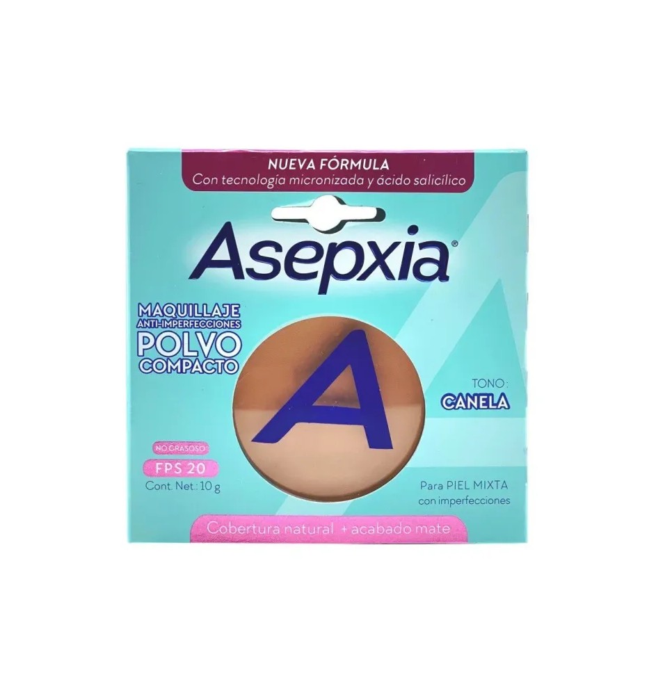 ASEPXIA MAQUILLAJE POLVO CANELA ASEPXIA MAQUILLAJE POLVO CANELA