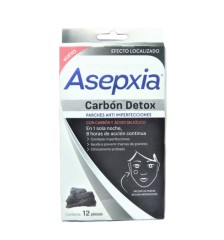 ASEPXIA CARBON DETOX  PARCHES X12