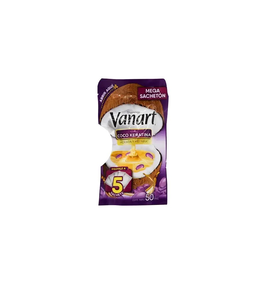 VANART SHAMPOO  COCO KERATINAX50ML