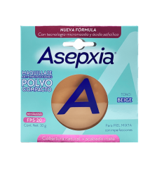 ASEPXIA MAQUILLAJE POLVO BEIGE