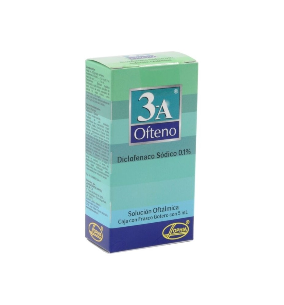 3A OFTENO X 5 ML SOLUCION OFTALMICA 3A OFTENO X 5 ML SOLUCION OFTALMICA