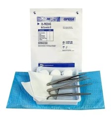 KIT CURACION II PINZAS CAJA . X 1 UND