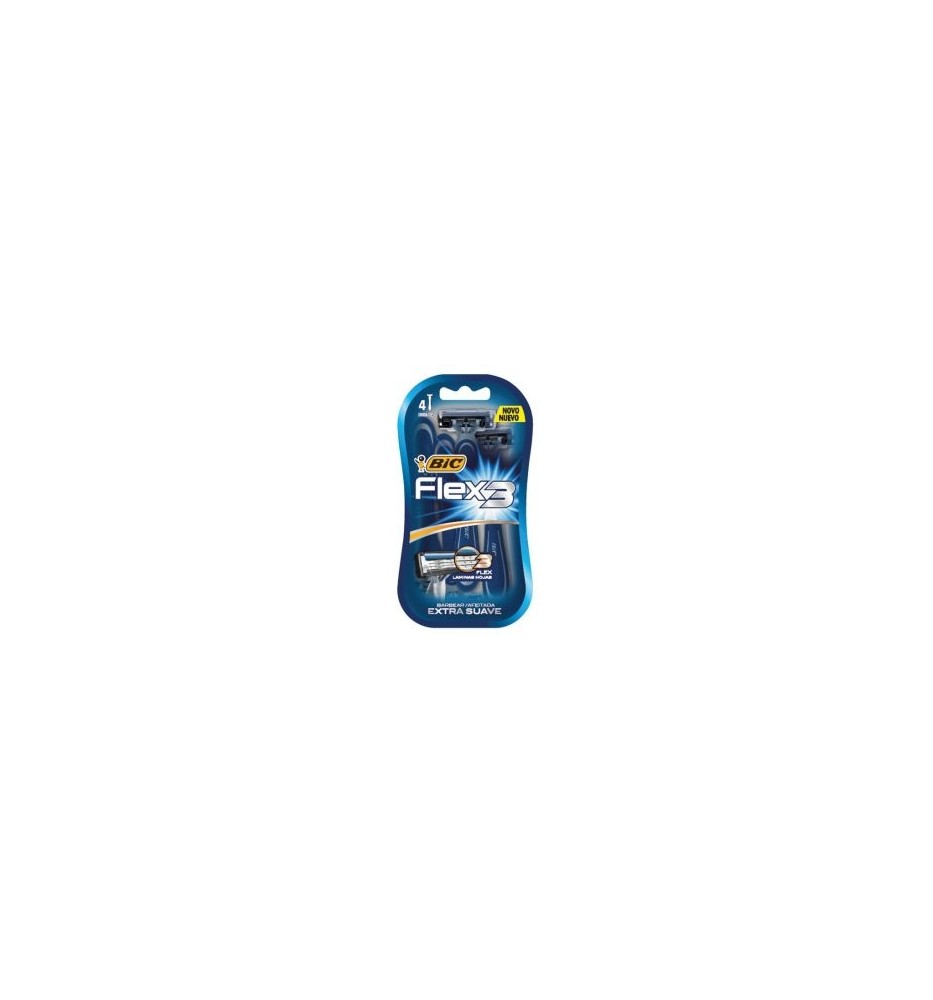 BIC FLEX 3 MAQ HOMBRE DES X4 BIC FLEX 3 MAQ HOMBRE DES X4