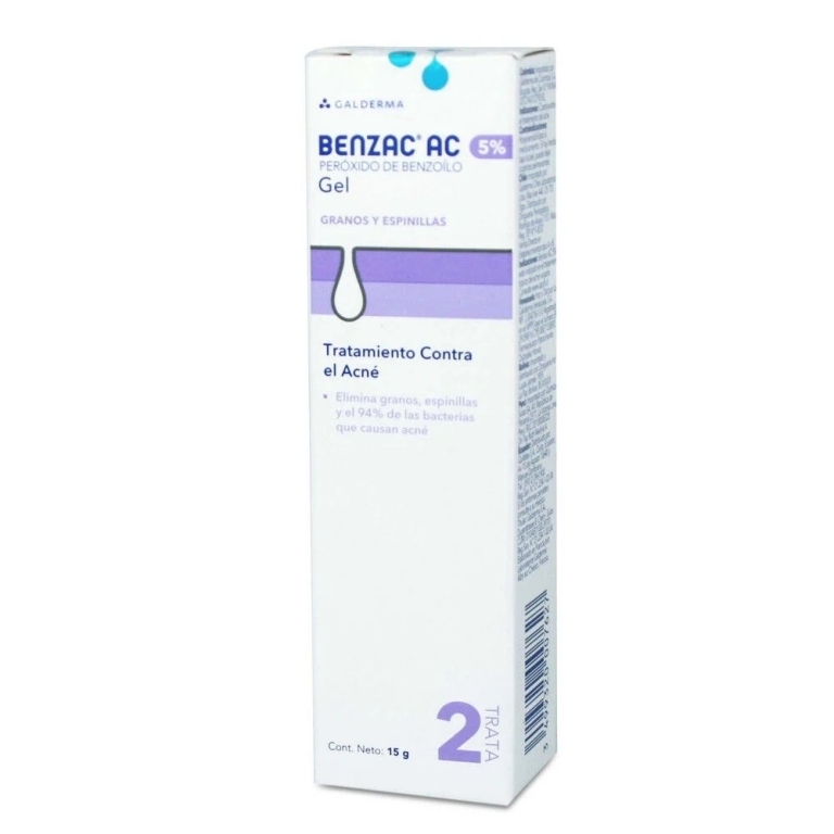 BENZAC AC 5 % X 15 G GEL
