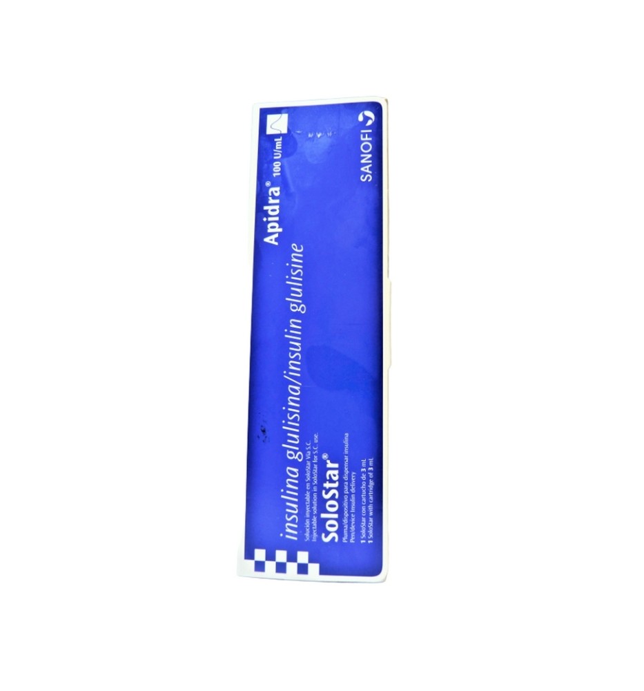 APIDRA SOLOSTAR 100 U.I. X 1 CARTUCHO 