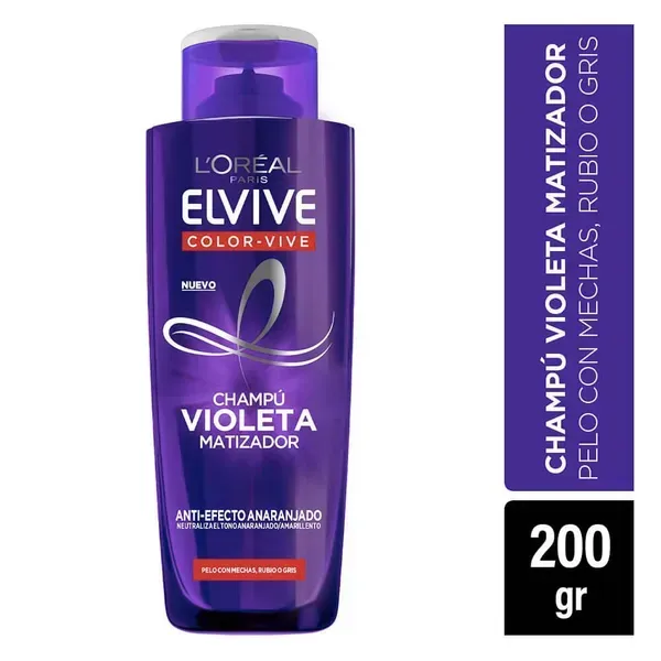ELVIVE SHAMPOO VIOL.MATIZ. X400ML