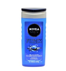 NIVEA MEN GEL DUCHA FRESH 250ML X250