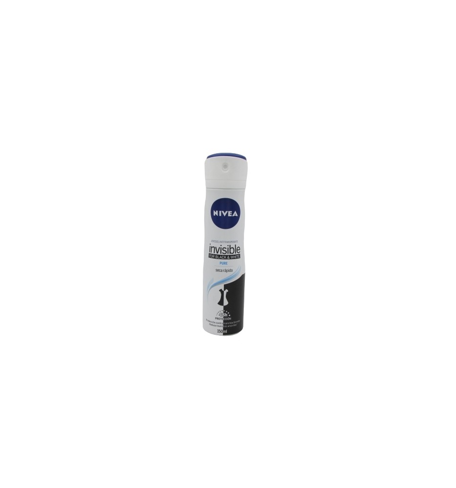 NIVEA DESODORANTE SPRAY INVISIBLE PURE CLEAR 150ML