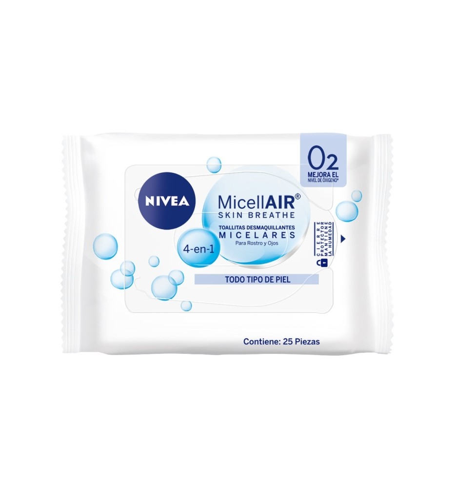 NIVEA TOALLAS DEMAQUILLADORAS MICELLAIR NIVEA TOALLAS DEMAQUILLADORAS MICELLAIR