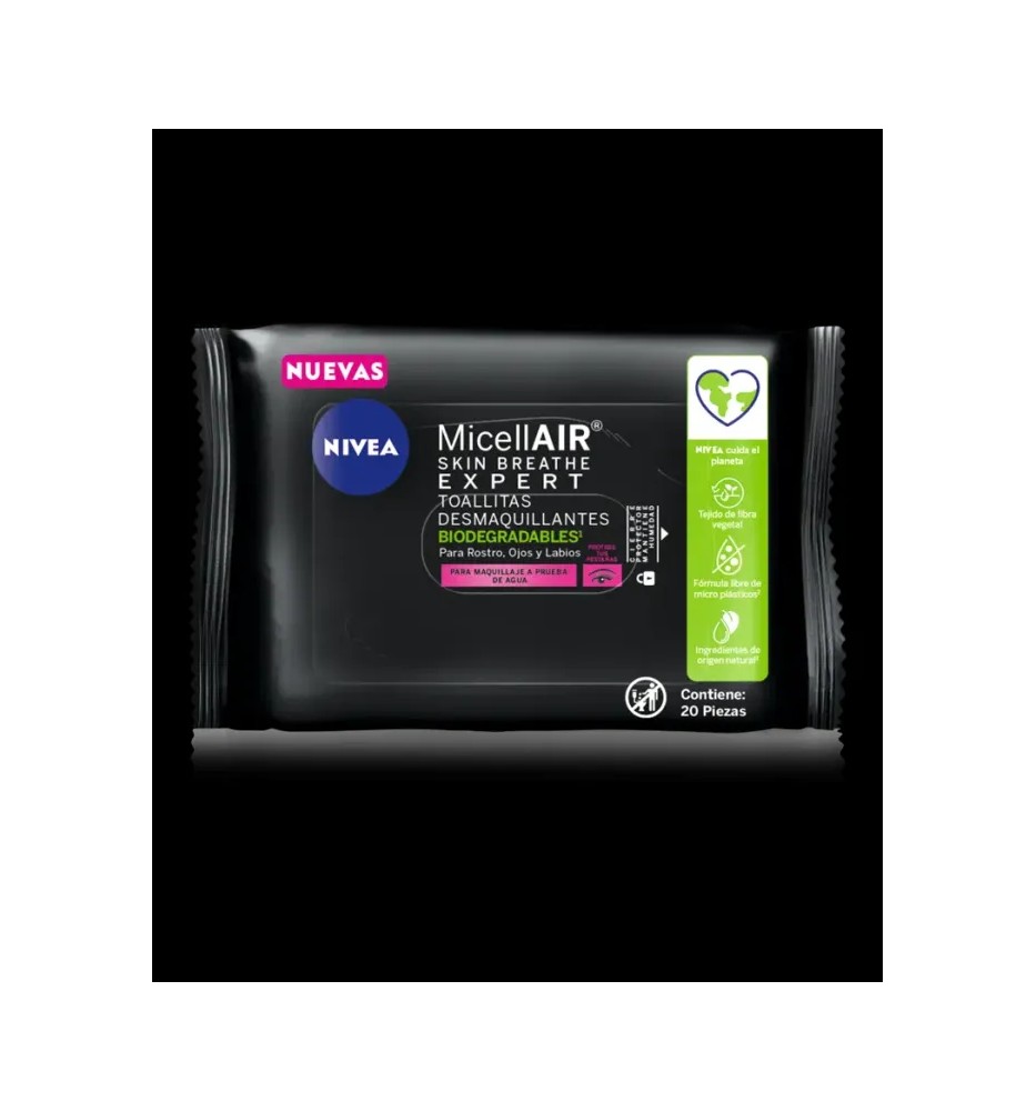 NIVEA TOALLAS DEMAQUILLADORAS MICELLAIR EXPERT NIVEA TOALLAS DEMAQUILLADORAS MICELLAIR EXPERT