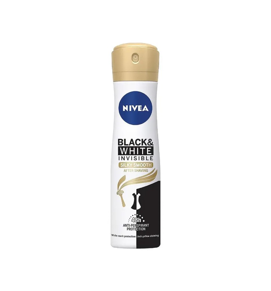 NIVEA DEO SP.INVISIBLE B&W GOLD X 150ML (DAMA) NIVEA DEO SP.INVISIBLE B&W GOLD X 150ML (DAMA)