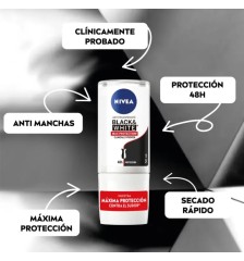NIVEA DEO ROLL-ON B&W MAX PROTEC.X 50ML (DAMA)