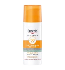 EUCERIN OIL CONTROL GEL CREMA C/COLOR SOLUCION F50 .50ML