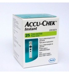 ACCU-CHECK INSTANT CAJA  X25 TIRAS