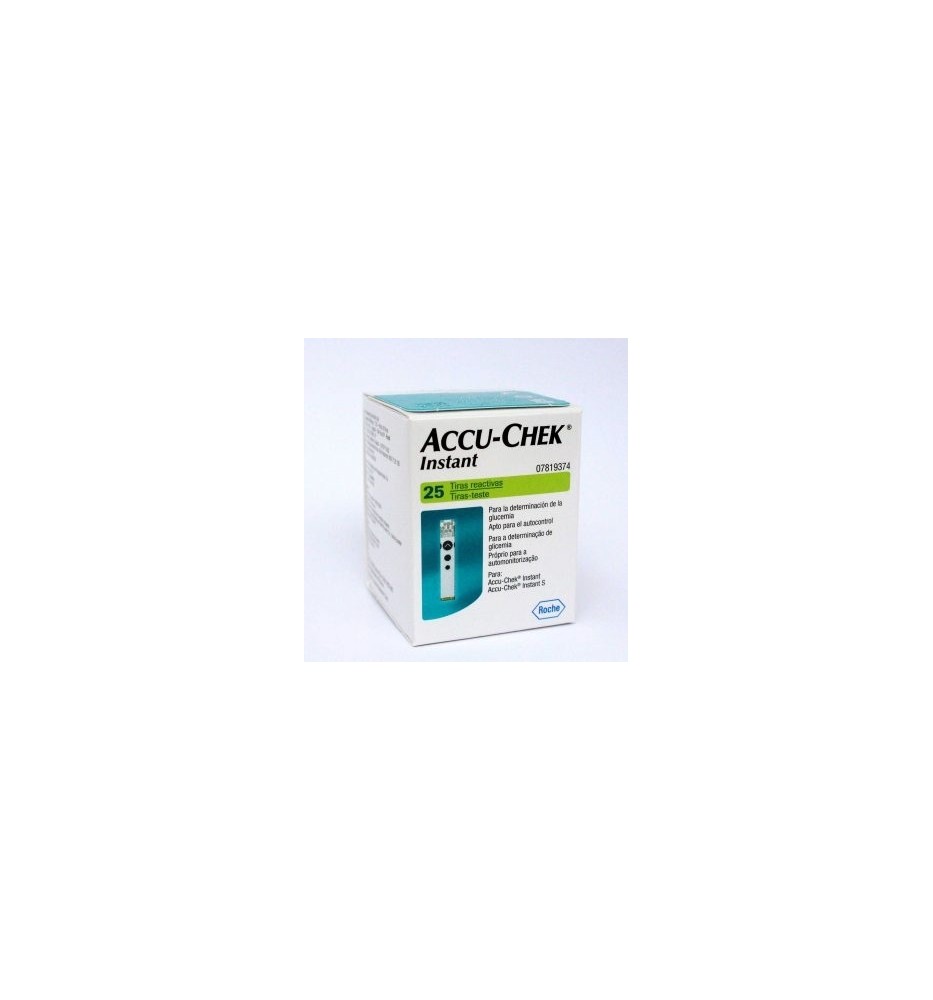 ACCU-CHECK INSTANT CAJA  X25 TIRAS