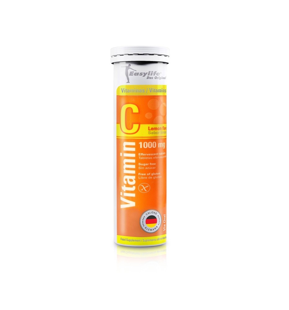 VITAMINA C 1000mg X20 TABLETAS EFERVECENTES SABOR LIMON EASYLIFE VITAMINA C 1000mg X20 TABLETAS EFERVECENTES SABOR LIMON EASYLIFE