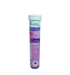 VITAMINA C 1000mg X20 TABLETAS EFERVECENTES SABOR BERRIES EASYLIFE