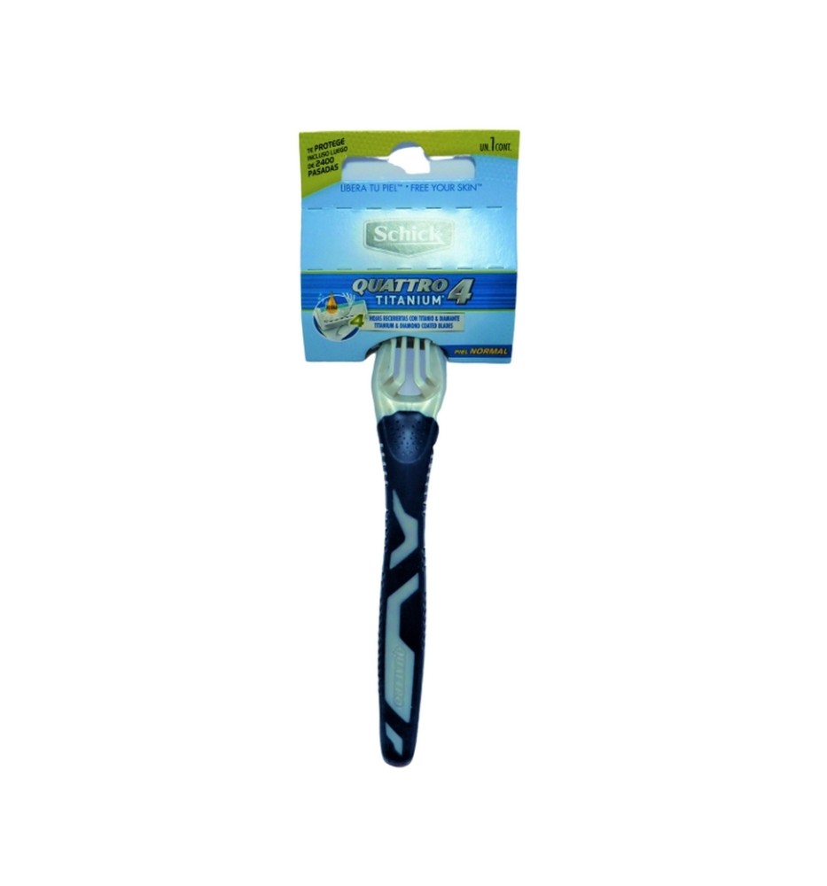 SCHICK MAQUINA AFEITAR QUATRO TITANIUM SCHICK MAQUINA AFEITAR QUATRO TITANIUM
