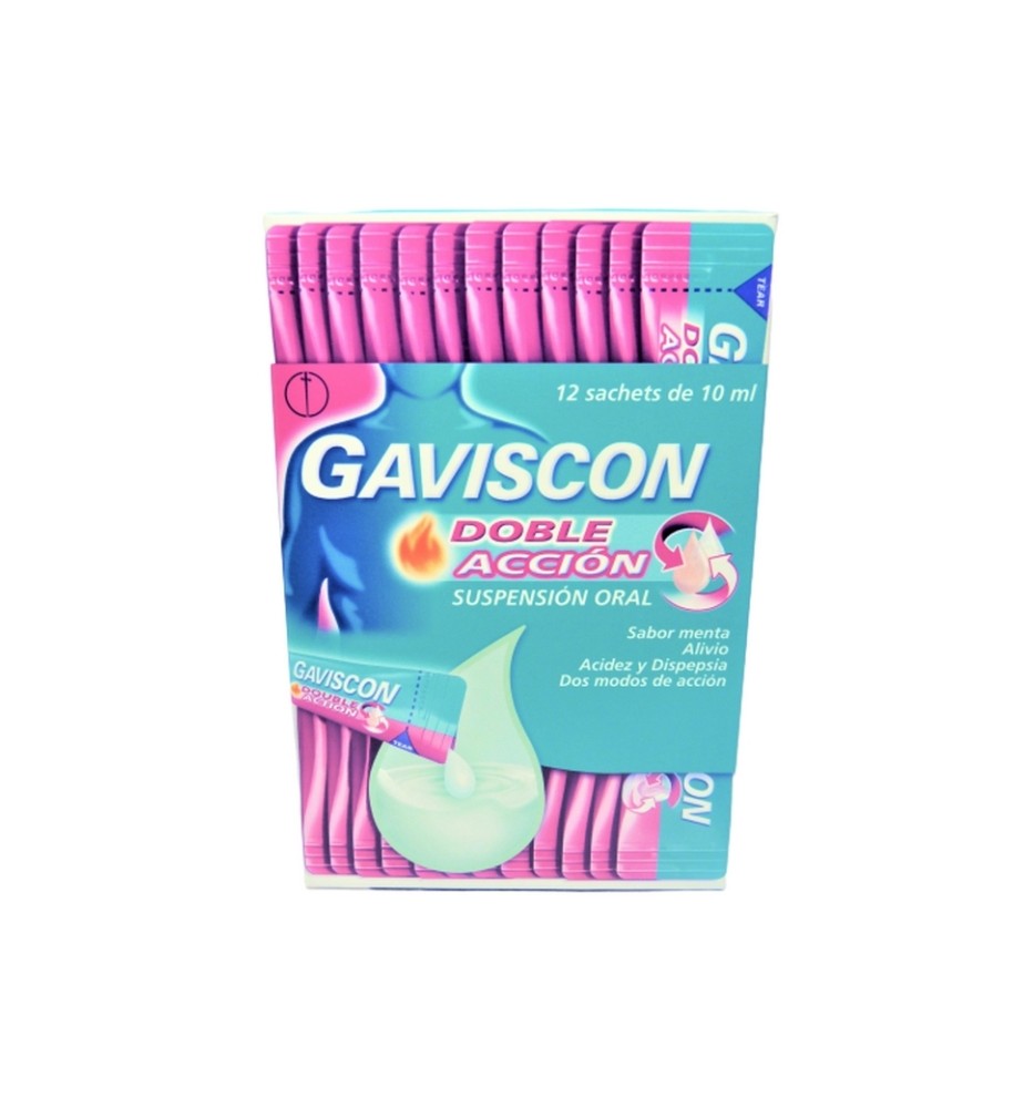 GAVISCON DOBLE ACCION 12 SOBRE X12 SOBRES GAVISCON DOBLE ACCION 12 SOBRE X12 SOBRES