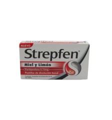 STREPFEN MIEL LIMÓN X8 COMPRIMIDOS