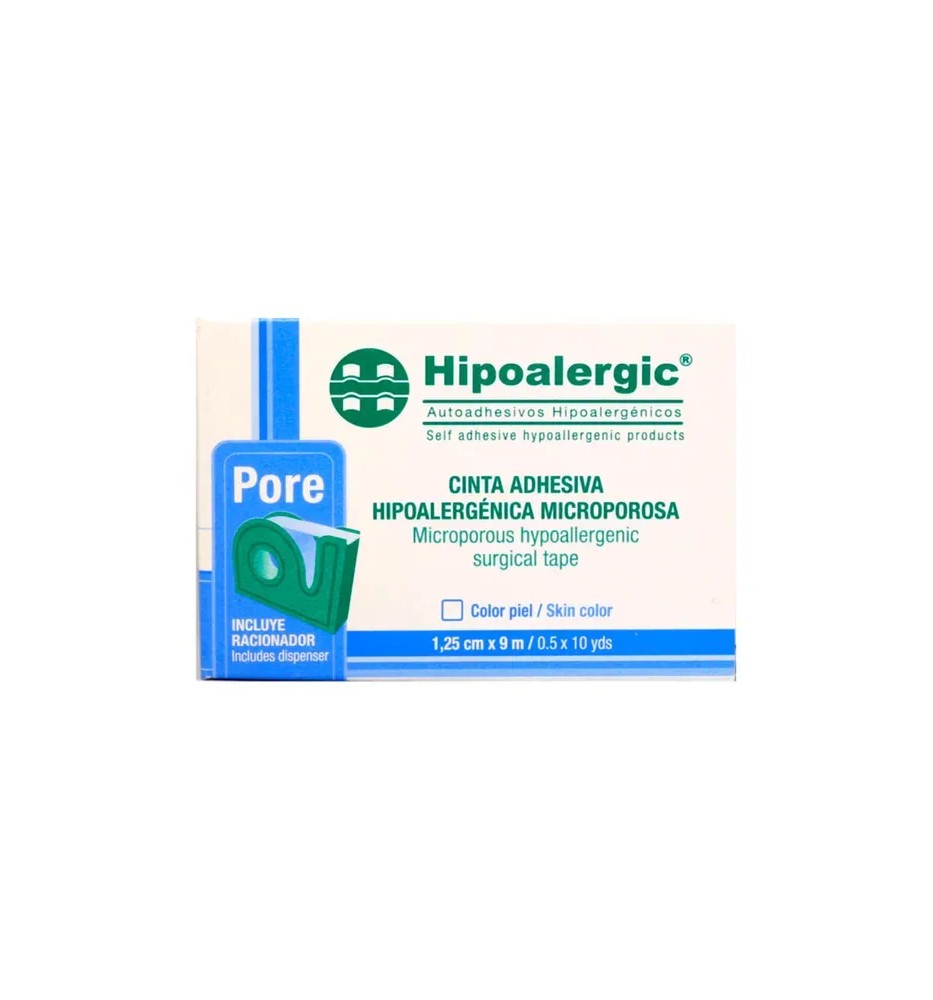 CINTA ADHESIVA MICROPORE HIPO 1.25cmX9mt CINTA ADHESIVA MICROPORE HIPO 1.25cmX9mt
