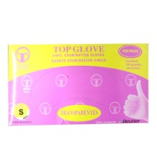 TOPE GLOVE GUANTES EXAMINACION VINILO TM X100