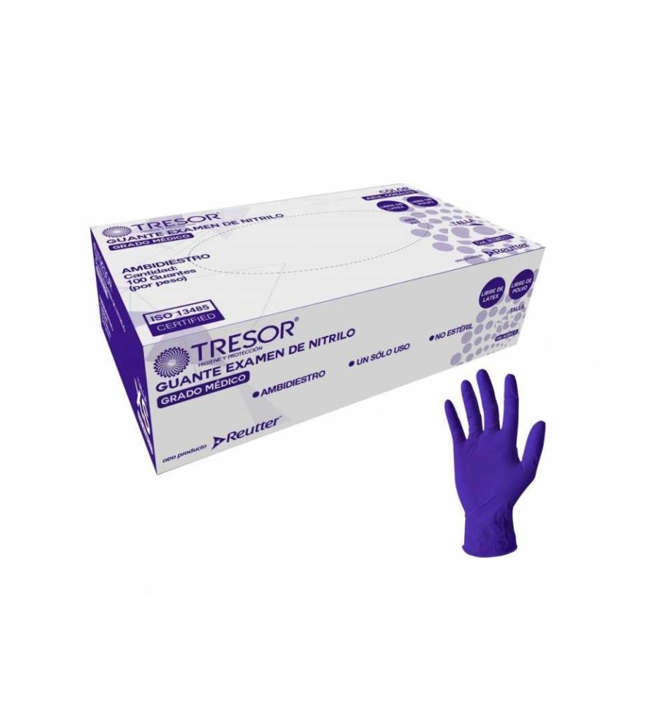 GUANTES DE NITRILO TL X 100 GUANTES DE NITRILO TL X 100