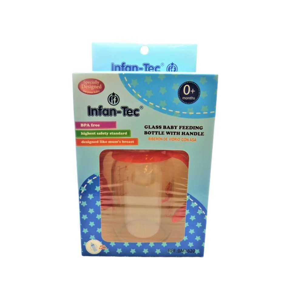 MAMADERA VIDRIO 125 ML C/ASA