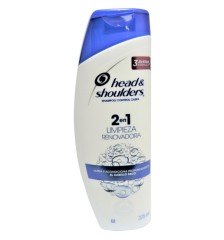HEAD SHOULDERS SHAMPOO 2EN1 375ML X375