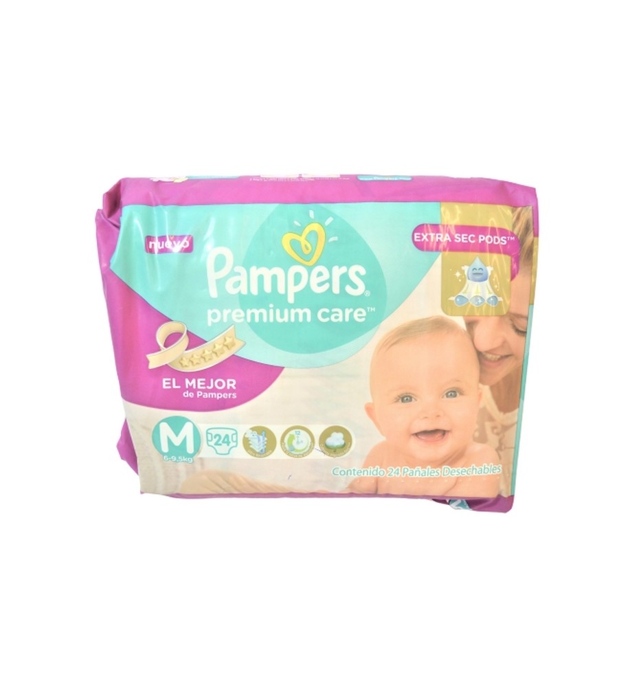 PAMPERS PREMIUM CARE MED X24