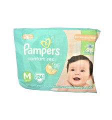PAMPERS CONFORT SEC M X24