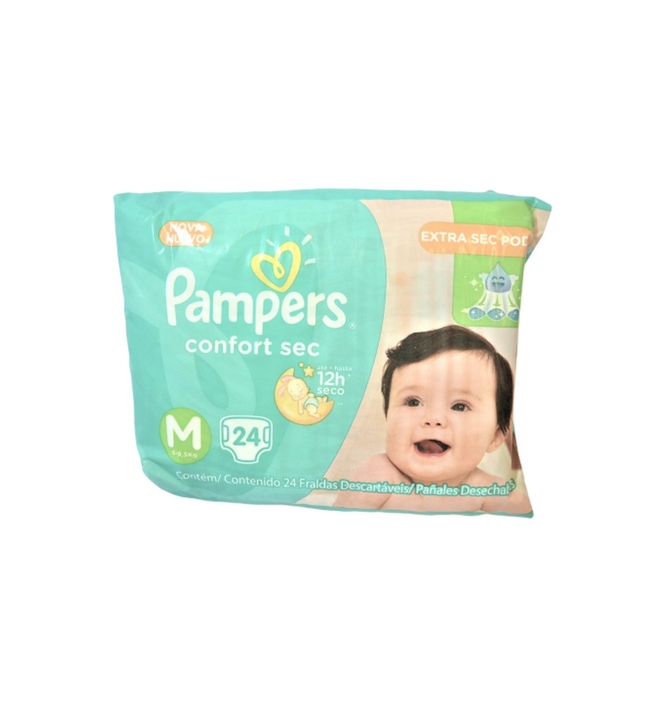 PAMPERS CONFORT SEC M X24