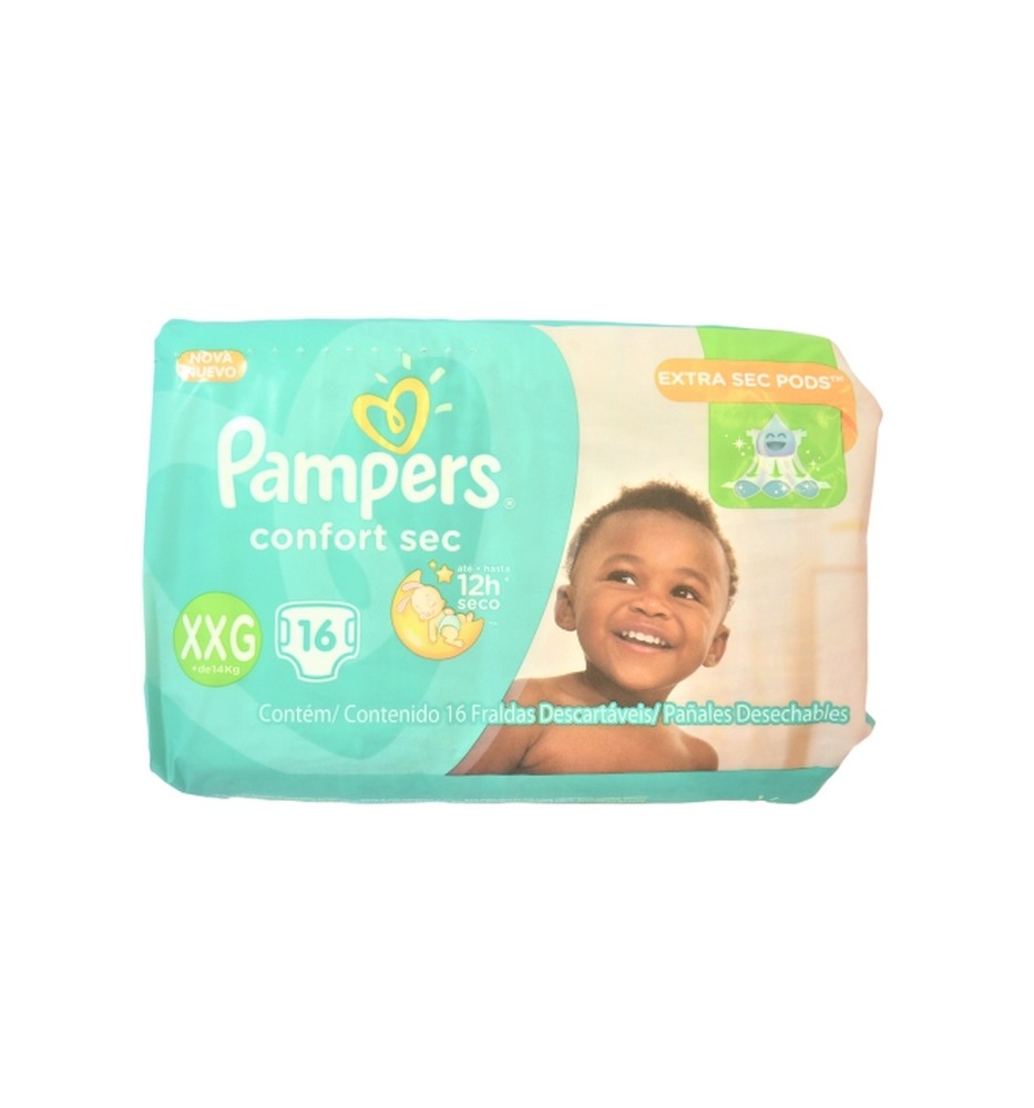 PAMPERS CONFORT SEC XXG X16