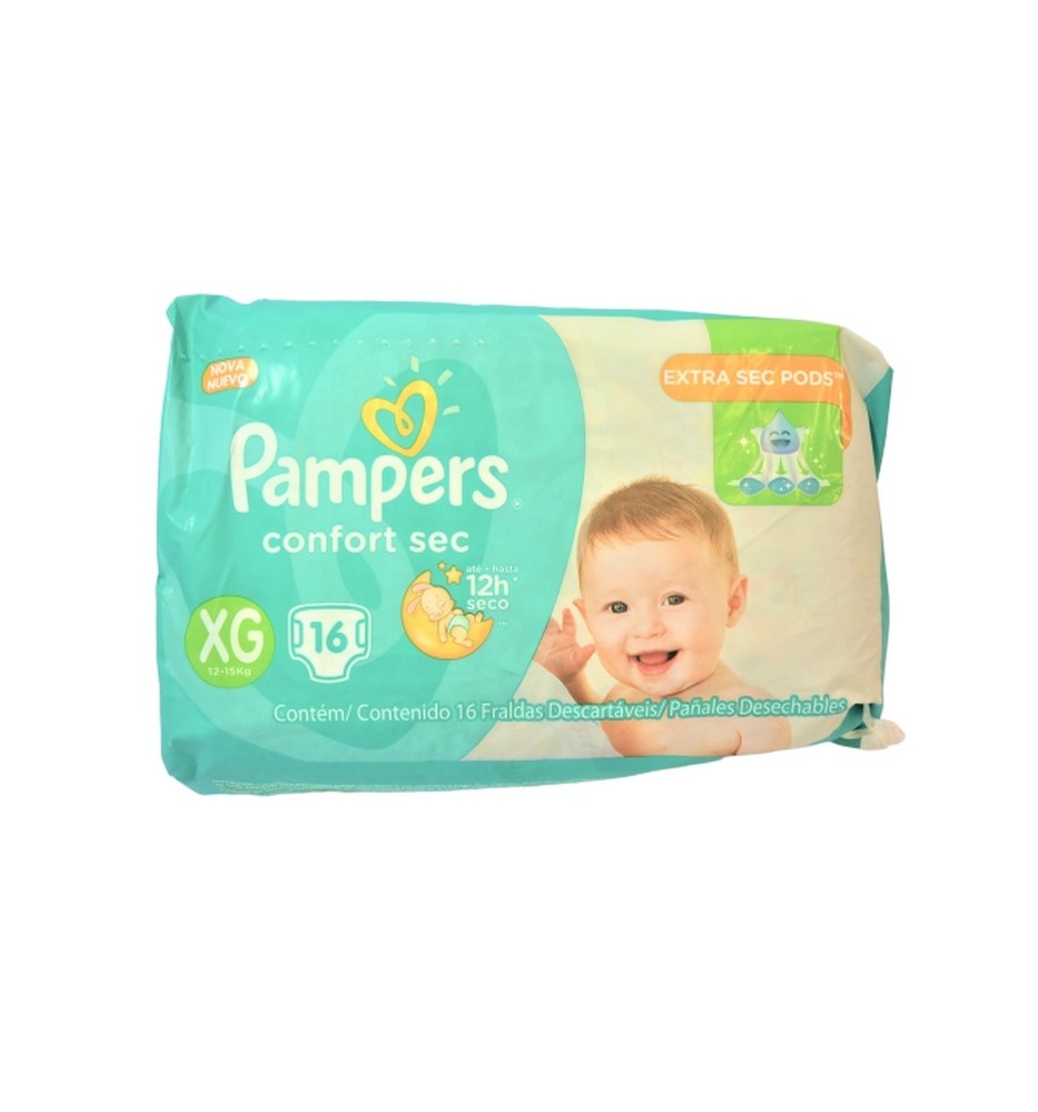 PAMPERS CONFORT SEC XG X16