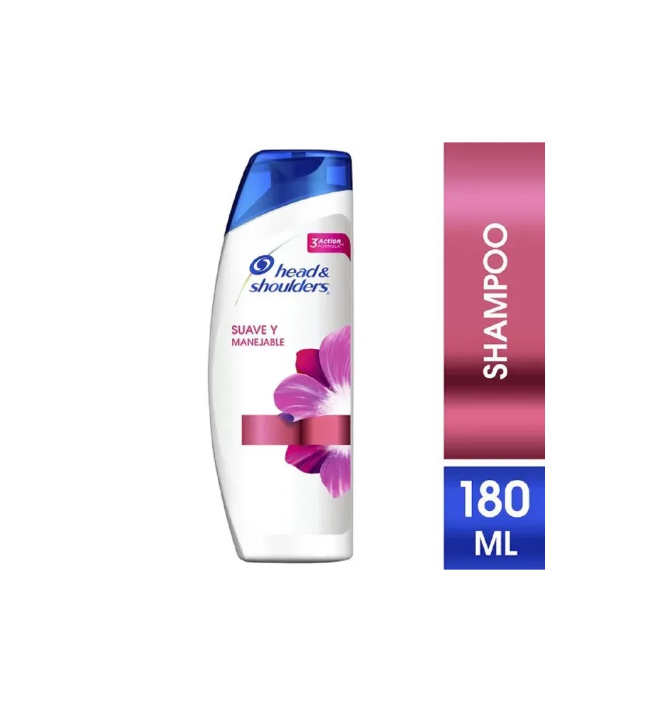 H&S SHAMPOO SUAVE Y MANEJABLE X 180ML H&S SHAMPOO SUAVE Y MANEJABLE X 180ML