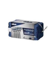 GILLETTE PRESTOBARBA 3 MAQUINA DESECHABLE CONFORT GEL X4 + EST.