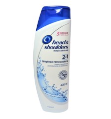 H&S 2EN1 LIMPIEZA RENOVADORA SHAMPOO X400ML