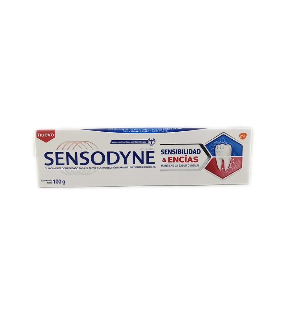 SENSODYNE CREMA DENTAL SENSIBILIDAD ENCIAS 100G X100 SENSODYNE CREMA DENTAL SENSIBILIDAD ENCIAS 100G X100