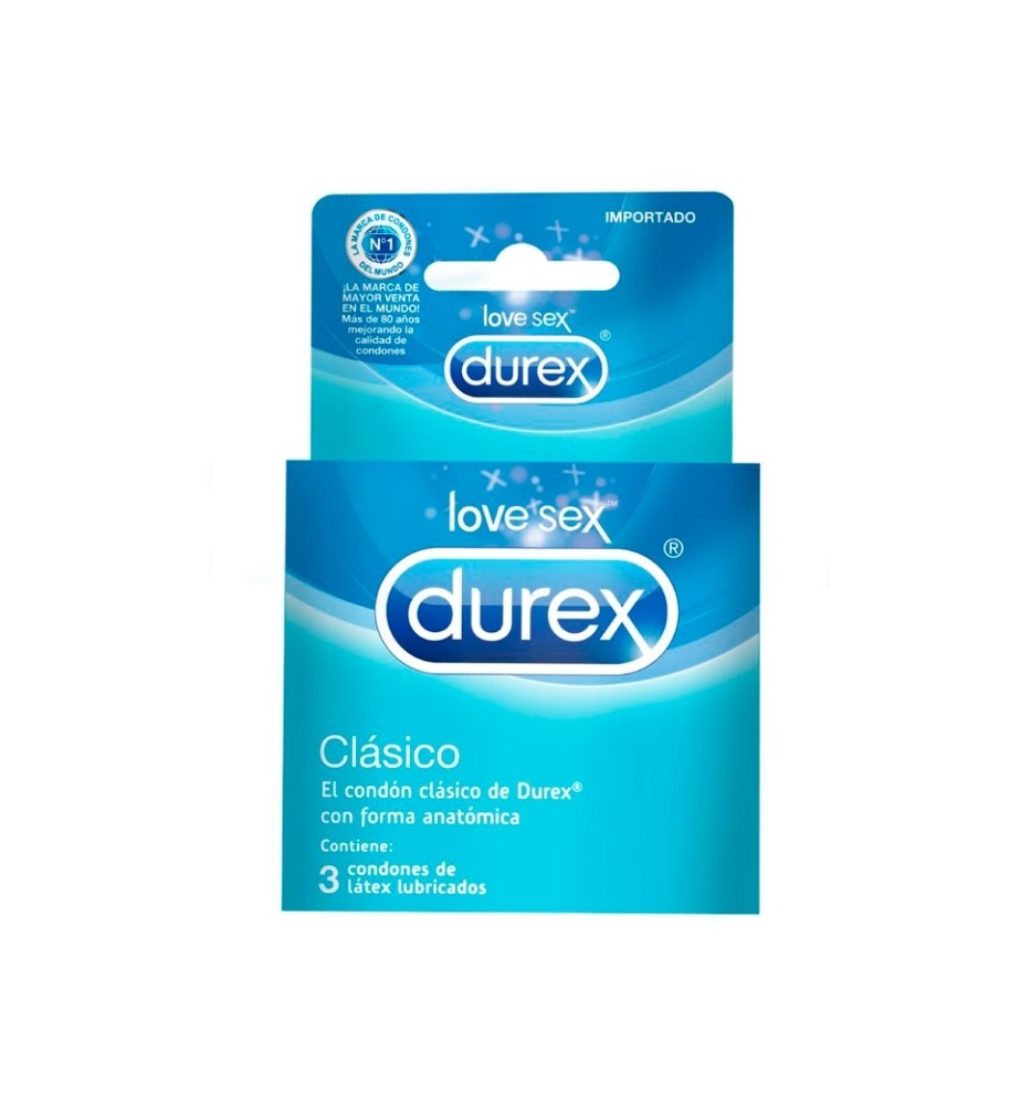 DUREX CLASICO X3