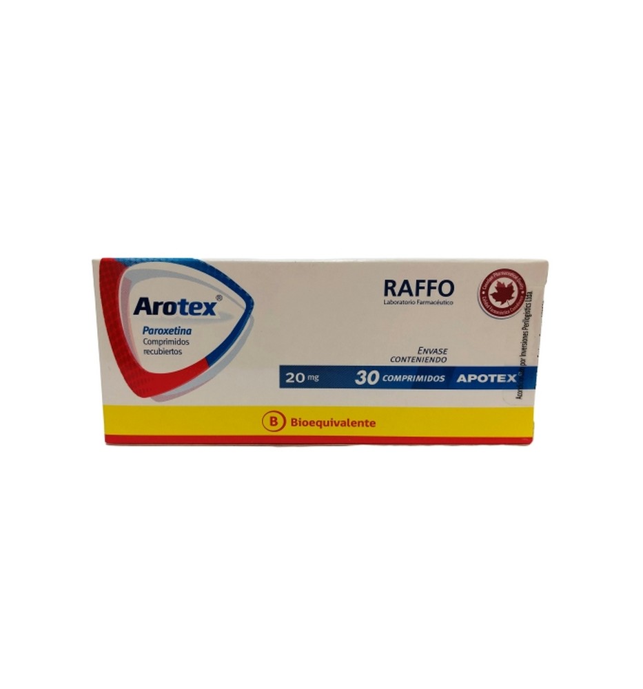 AROTEX 20 MG X 30 COMPRIMIDOS AROTEX 20 MG X 30 COMPRIMIDOS