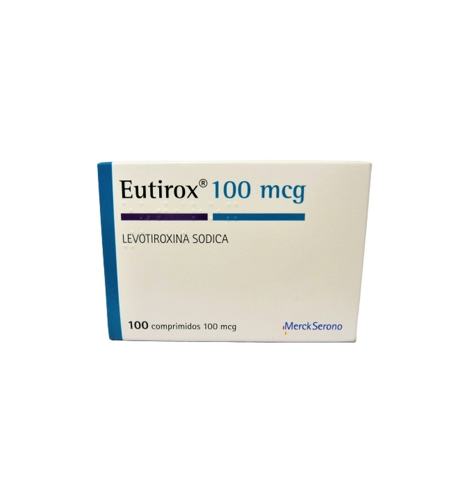 EUTIROX 100MCG X100 COMPRIMIDOS EUTIROX 100MCG X100 COMPRIMIDOS