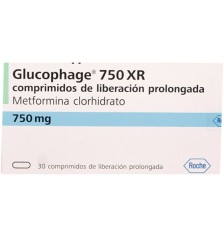 GLUCOPHAGE XR 750 MG X30 COMPRIMIDOS LIBERACION PROLONGADA
