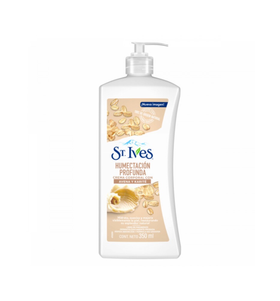 ST.IVES CREMA CORP AVENA Y KARITE 350ML ST.IVES CREMA CORP AVENA Y KARITE 350ML