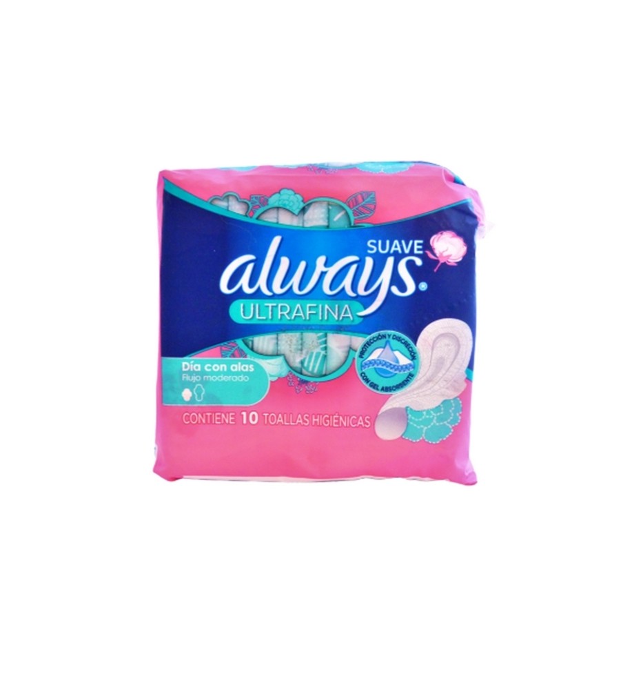 ALWAYS ULTRAFINA SUAVE C/ALAS X10