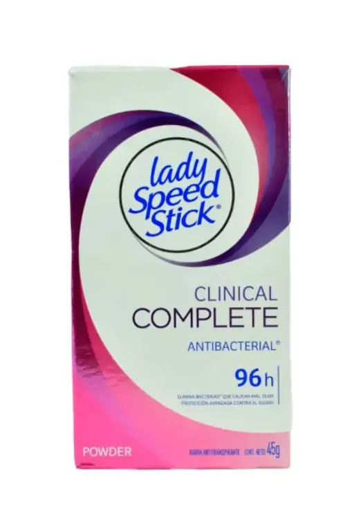 LADY SPEED STICK CLINICAL COMPLETE ANTIBAC. 45 GR