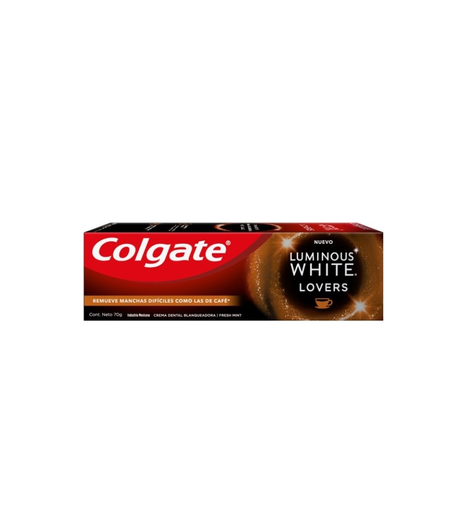 COLGATE LUMINOUS WHITE CREMA DENTAL CAFE X70gr COLGATE LUMINOUS WHITE CREMA DENTAL CAFE X70gr